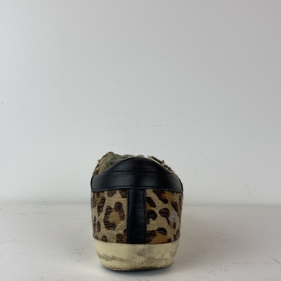 GOLDEN GOOSE
Superstar Leopard Calf Hair Sneakers in size 39 - Picture 7 of 11